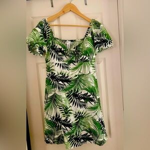 NWT large Jopna summer dress - so cute ! Linen blend, can be worn off shoulders